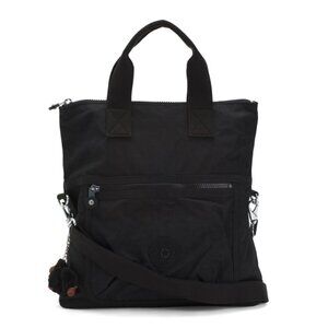 KIPLING Black Nylon Eleva Convertible Top Handle Crossbody